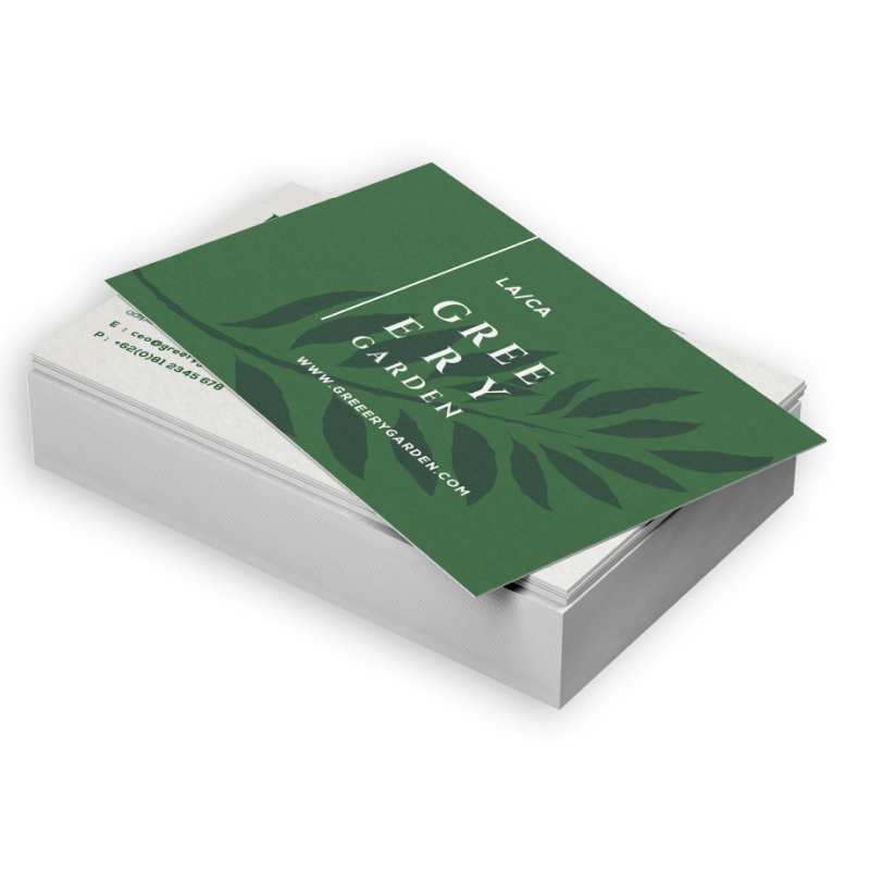 13pt Enviro Uncoated Business cards