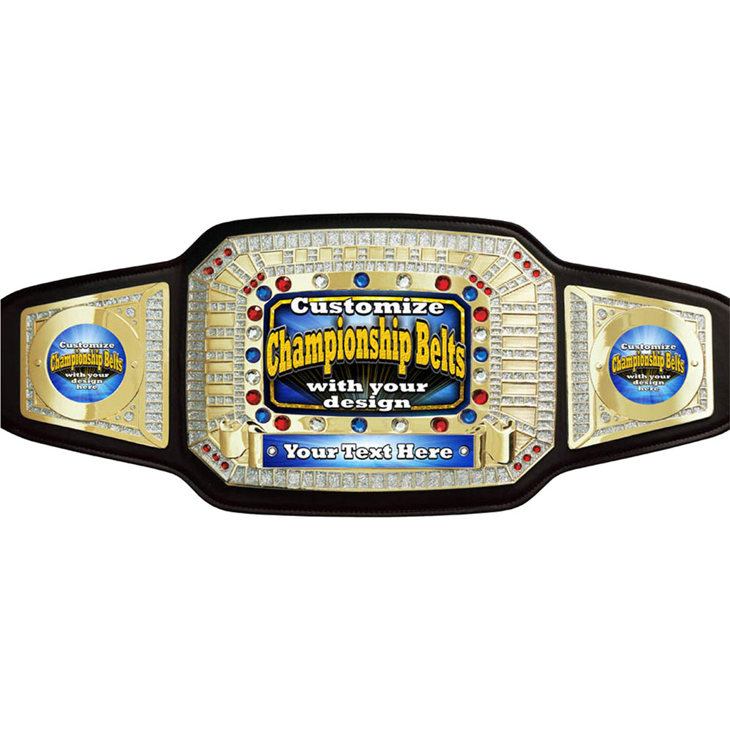 Misc-SLCABL1 | Champion Custom Championship Belts: Black-Gold