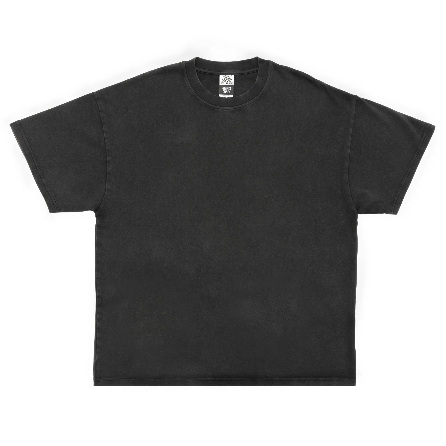 Hero300-Oversized-Tee-Acid-Black