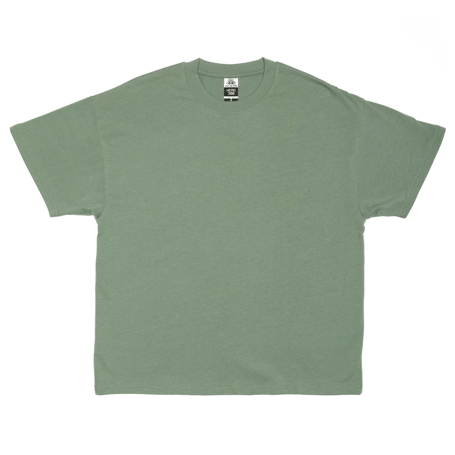 Hero300-Oversized-Tee-Dusty-Green