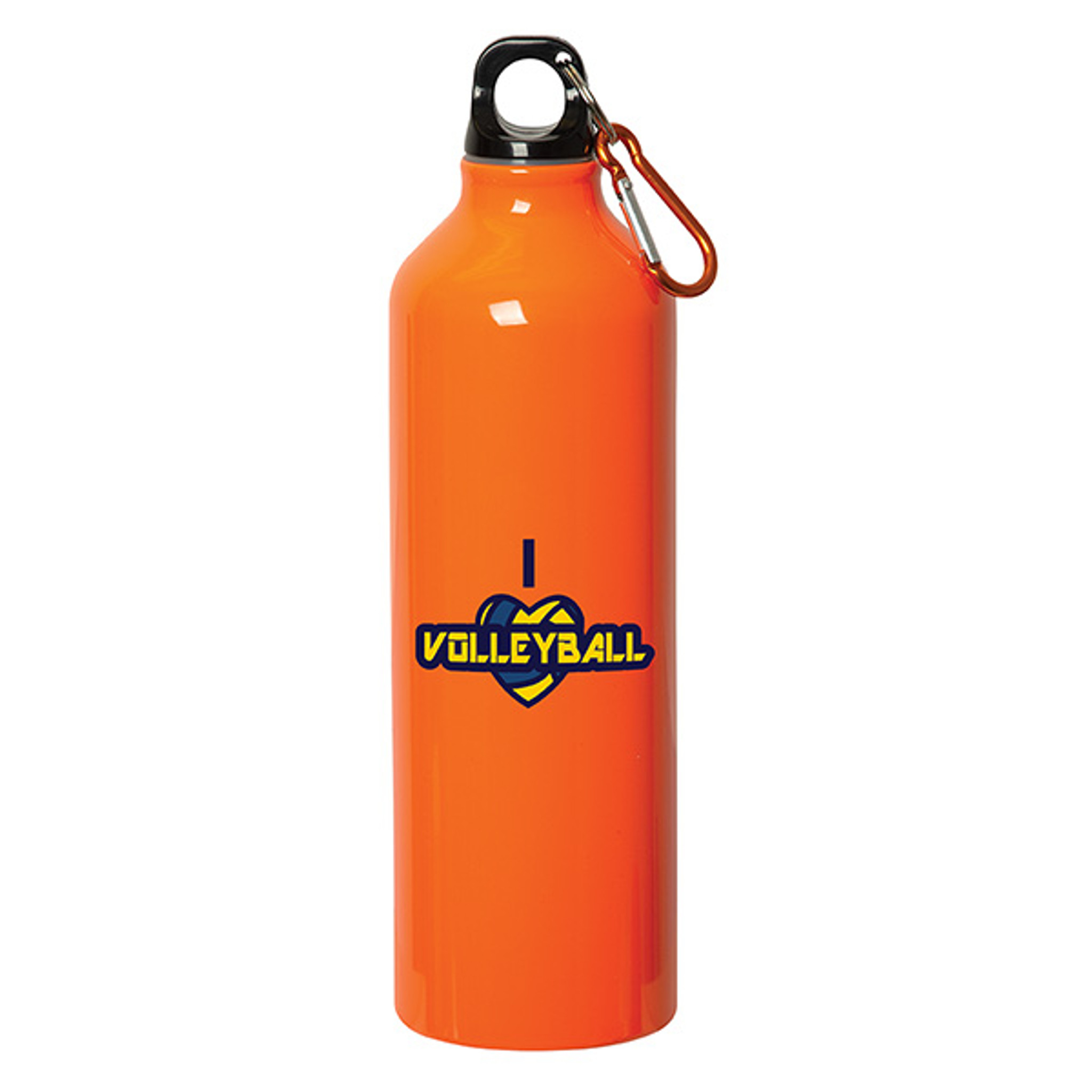 Water Bottles -WB 8007 | 750 Ml (25 Fl. Oz.) Aluminum Water Bottle With Carabiner - Image 6
