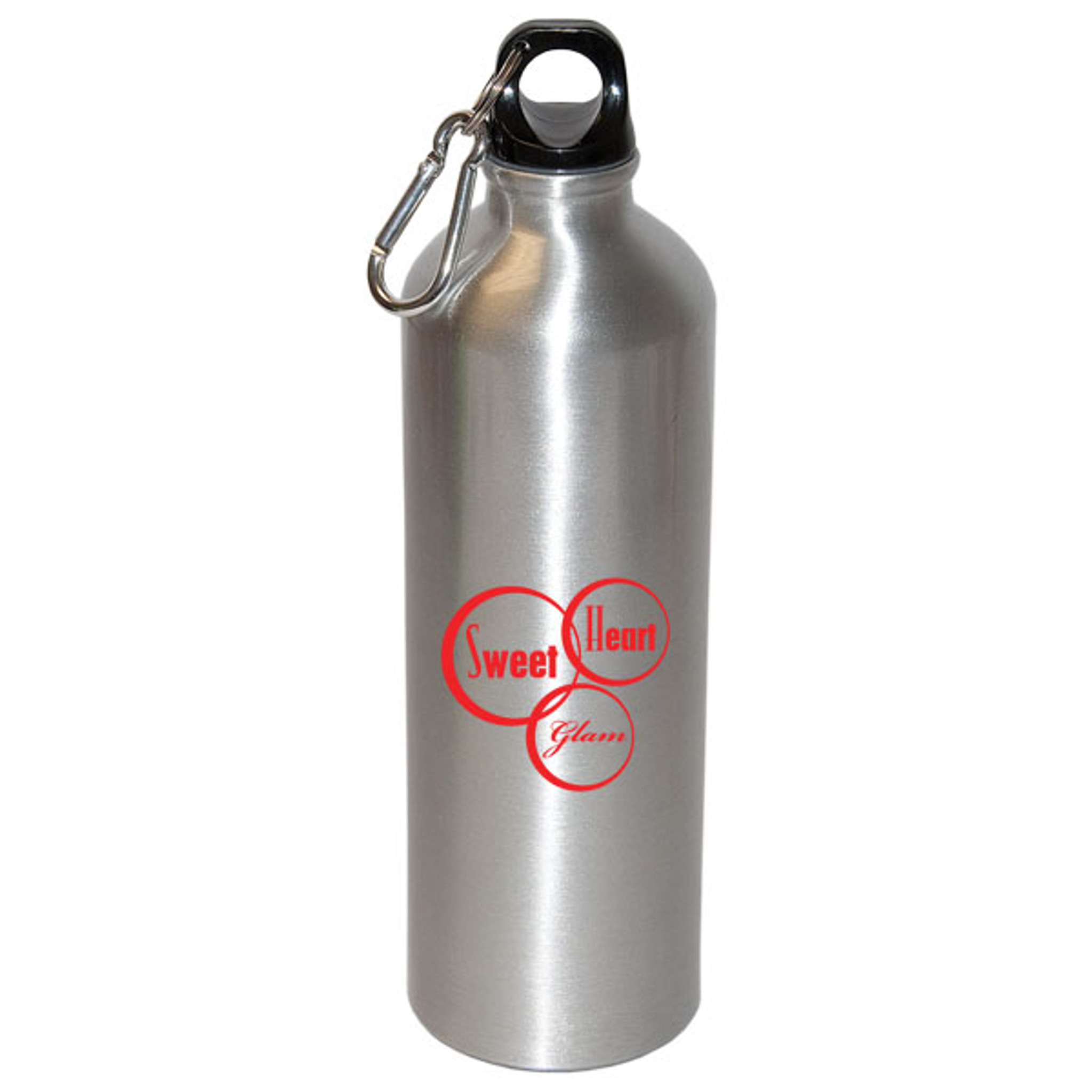Water Bottles -WB 8007 | 750 Ml (25 Fl. Oz.) Aluminum Water Bottle With Carabiner - Image 8