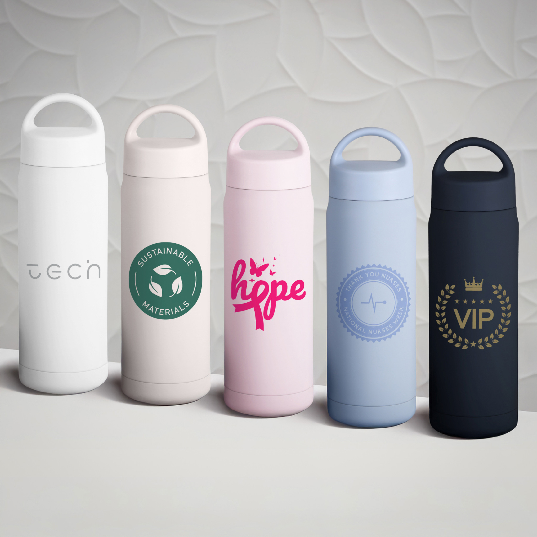Water Bottles -WB 9728 | Hydra Haven Recycled Stainless Steel Bottle