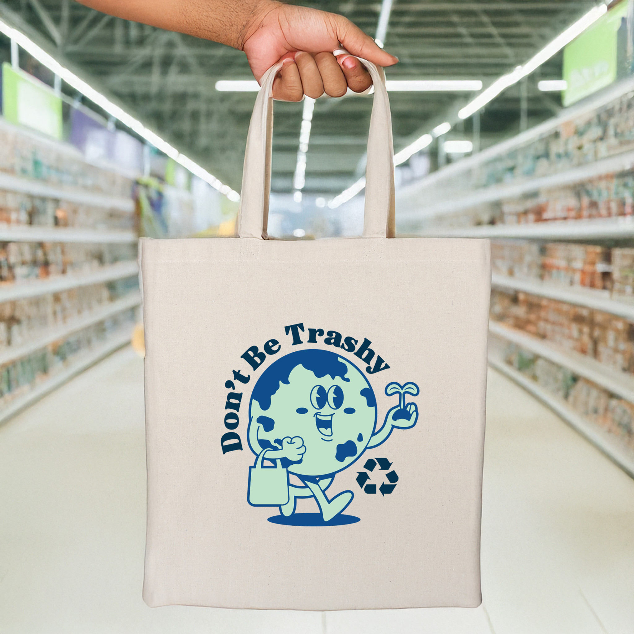 Tote Bag - E6061 - Savannah Cycle 6 Oz Recycled Cotton Tote