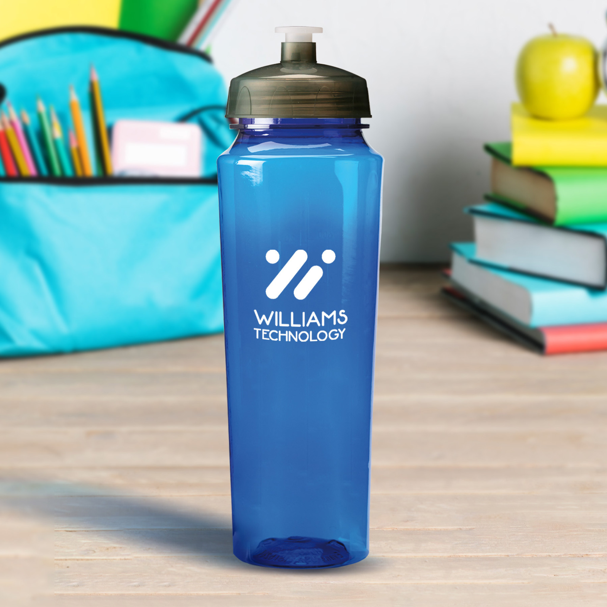 Water Bottle - EV4455 - 24 ounce. Polysure™ Measure Bottle