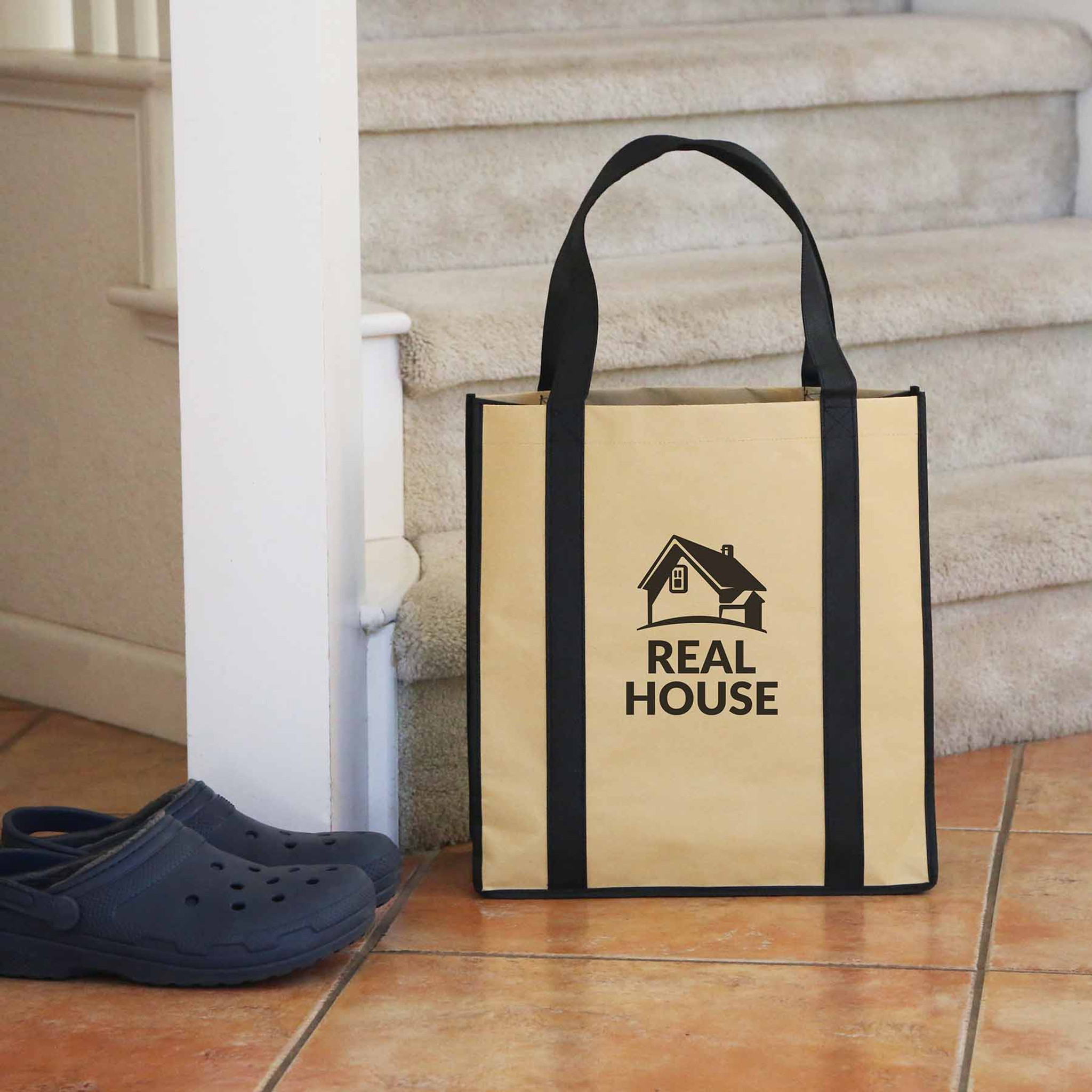 Tote Bag - TO9533 - Jumbo Laminated Kraft Tote