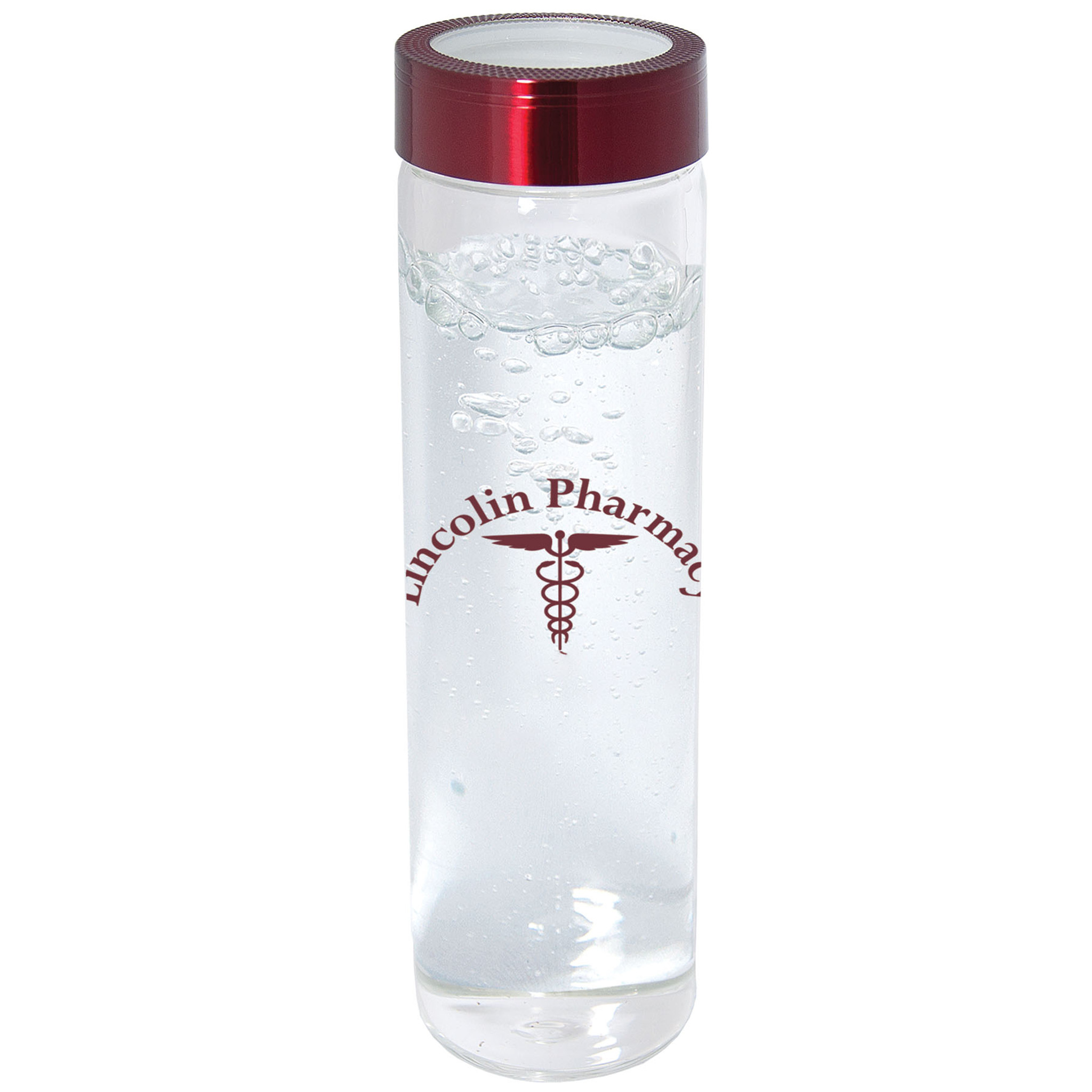 Water Bottle - WB1503 - 600 Ml. (20 Fl. Oz.) Single Wall Borosilicate Glass Bottle - Image 2