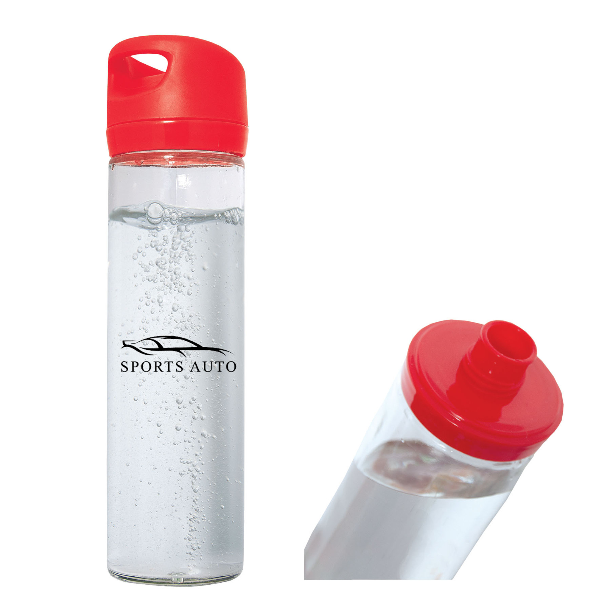 Water Bottle - WB8293 - 500 Ml. (17 Fl. Oz.) Single Wall Glass Water Bottle - Image 6