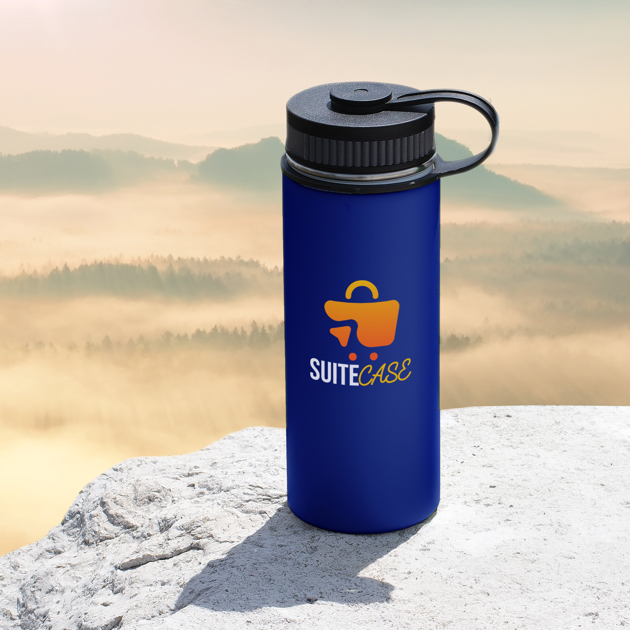 Water Bottle - WB9566 - Cliff Top 500 Ml. (17 Fl. Oz.) Bottle