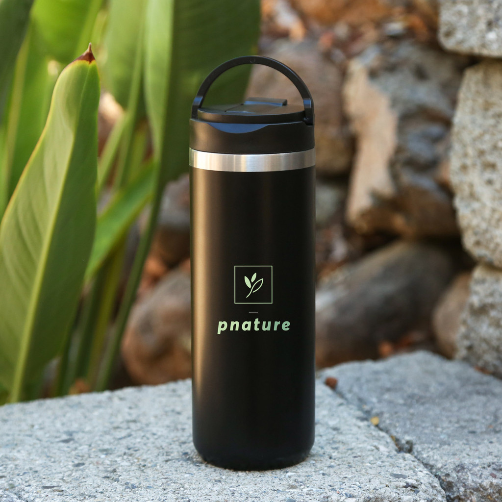 Water Bottle - WB9713 - Buckhorn 530 Ml. (18 Fl. Oz.) Bottle With Flip Straw - Image 2