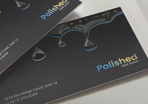 27pt Raised Spot UV Business Cards - Ultra Thick